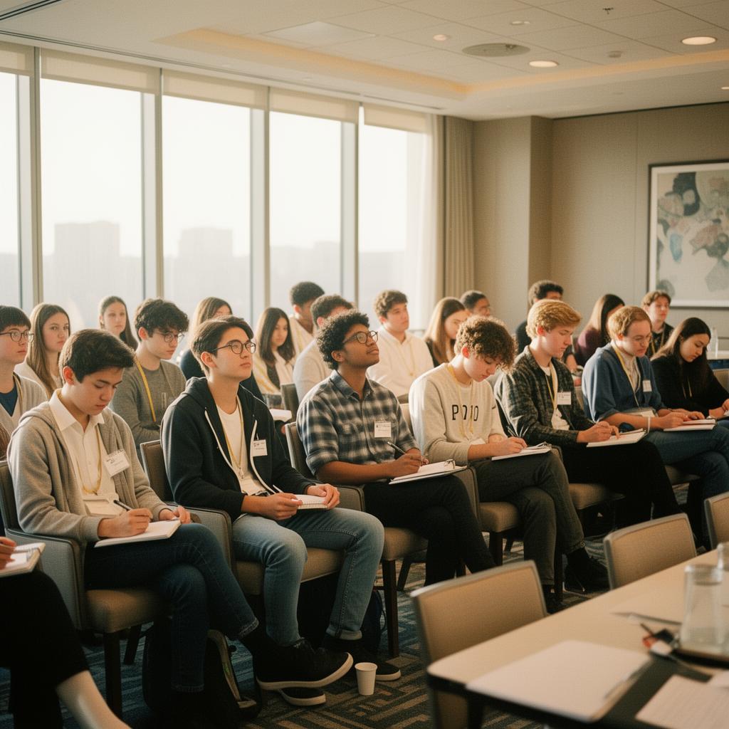 Students engaged in a Launch Pad breakout session